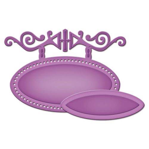 Spellbinders - Shapeabilities - Die D-Lites - Ornamental Tags Three