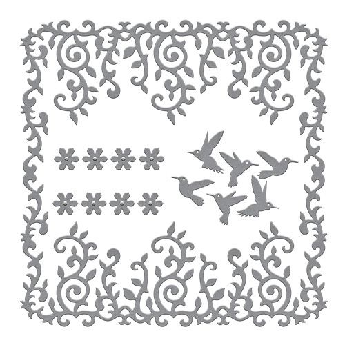 Spellbinders - Shapeabilities - Decorative Frames Dies - Draping Vines Frame