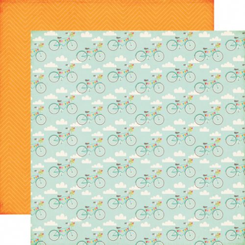 Echo Park Paper Company - Summer Bliss Collection - 12x12" Paper - Bicycle Bliss