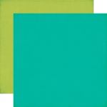Echo Park Paper Company - Summer Bliss Collection - 12x12" Paper - Teal / Green Distressed Solid