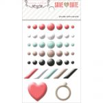Teresa Collins Designs - Save the Date - Enamel Dots & Shapes