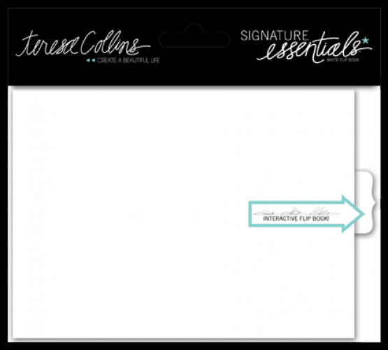 Teresa Collins Designs - Signature Essentials Flip Book White (SM)