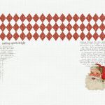 Teresa Collins Designs - Santa's List - 12x12" Glittered Paper - Santa