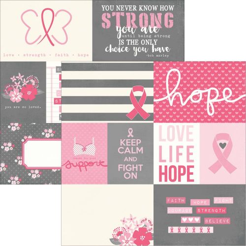 Simple Stories - Hope - Simple Set Double-Sided Elements Cardstock 12"X12" - Elements 1