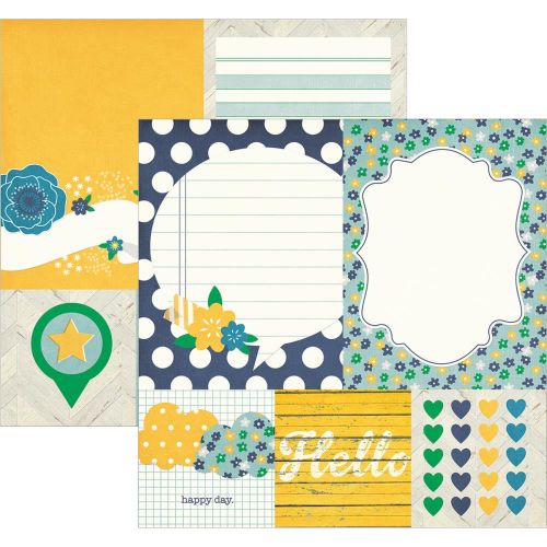 Simple Stories - A Charmed Life Collection - 12 x 12 Paper - 4x4 Quote & 6x8 Photo Mat Elements