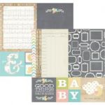 Hello Baby - Double-Sided Elements Cardstock 12"X12" 4"X4" Quotes & 6"X8" Photo Mat Elements