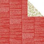 Simple Stories - DIY Christmas - Double-Sided Cardstock 12"X12" - Holly Jolly