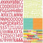 Simple Stories - Let's Party Cardstock Stickers 12"X12" - Expressions