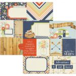 Simple Stories - Under The Stars Double-Sided Elements 12"X12" - 3"X4" Journaling Cards