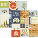 Simple Stories - Under The Stars Double-Sided Elements 12"X12" 4"X6" Journaling Cards