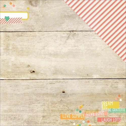 Simple Stories - Summer Vibes - 12"X12" Double-Sided Cardstock - Just Beachy
