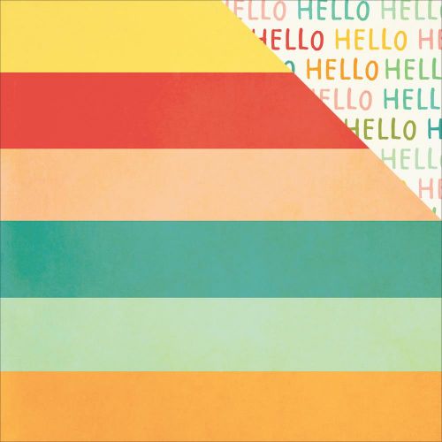 Simple Stories - Summer Vibes - 12"X12" Double-Sided Cardstock - Oh Hello