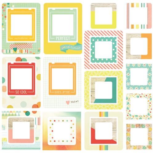 Simple Stories - Summer Vibes - Chipboard Frames 24/Pkg
