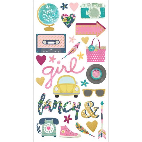 Simple Stories - So Fancy - Chipboard Stickers 6"X12"