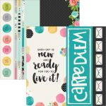 Simple Stories - Carpe Diem Double-Sided Elements Cardstock 12"X12" - 2"X12", 4"X12" & 6"X12"