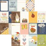 Simple Stories - Bloom & Grow - Double-Sided Elements Cardstock 12"X12" - 3"X4" Journaling Cards