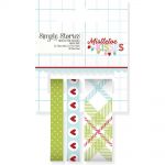 Simple Stories - Mistletoe Kisses - Washi Tape 36' Total - 3 Rolls - (1) 15mm & (2) 7mm