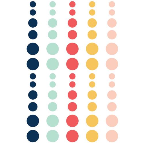 Simple Stories - Faith - Enamel Dots Embellishments 60/Pkg