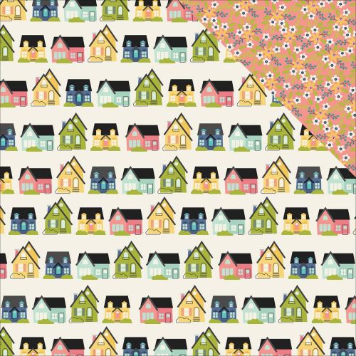 Simple Stories - Domestic Bliss - Double-Sided Cardstock 12"X12" - Home Sweet Home