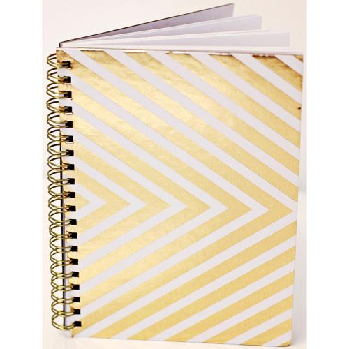 Teresa Collins Designs - Studio Gold - Notebook 5"X7" - 80 Lined Pages