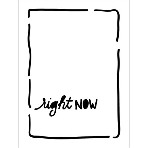 The Crafters Workshop - Life Bits Stencil 3"X4" - Right Now Bits