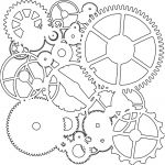 The Crafters Workshop - 12 x 12 Template - Gears