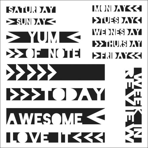 The Crafters Workshop - 6 x 6 Template - Mini Life Strips