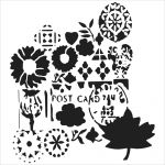 The Crafters Workshop - 12 x 12 Template - Postcard