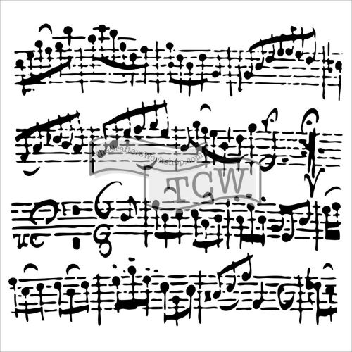 The Crafters Workshop - 12 x 12 Template - Sheet Music