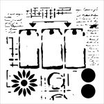 The Crafters Workshop - 12 x 12 Template - Three Tags