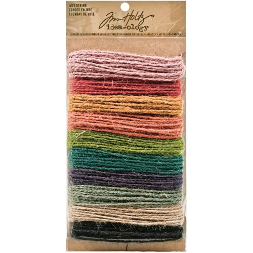 Tim Holtz - Idea-ology - Jute String - 10 Colors/3 Yards Each
