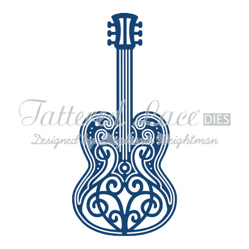 Tattered Lace Dies - Guitar