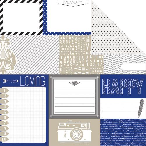 Teresa Collins Designs - Urban Market - Cards 12 x 12 Double Sided Patterned Paper