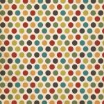 My Mind's Eye - Vintage Christmas - 12x12" Double Sided Patterned Glittered Paper - Multi Dot Paper