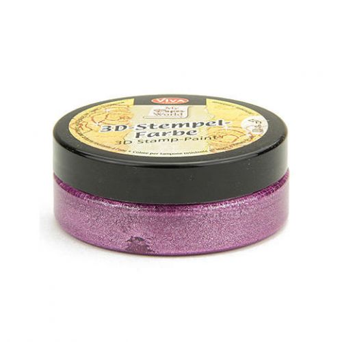 Viva Decor - 3D Stamp Paint 50ml - Rose-Metallic