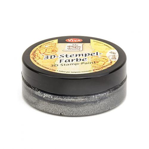 Viva Decor - 3D Stamp Paint 50ml - Steel-Metallic