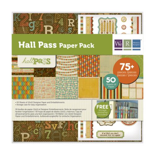 We R Memory Keepers - Hall Pass Collection - Paper Pack
