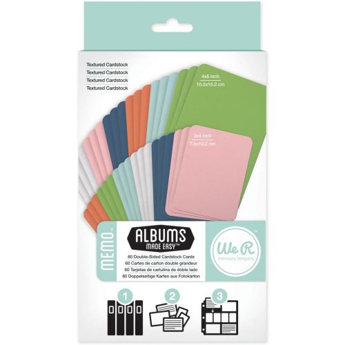 We R Memory Keepers - Albums Made Easy - Textured Cardstock - Memo