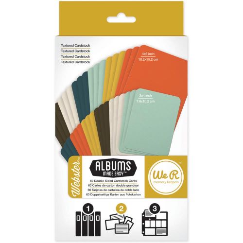 We R Memory Keepers - Albums Made Easy - Textured Cardstock - Webster