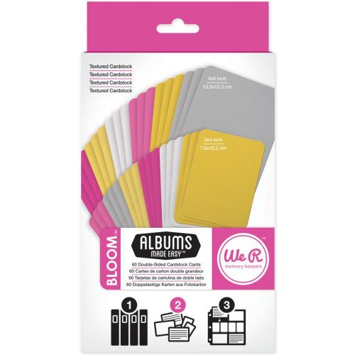 We R Memory Keepers - Albums Made Easy - Textured Cardstock - Bloom