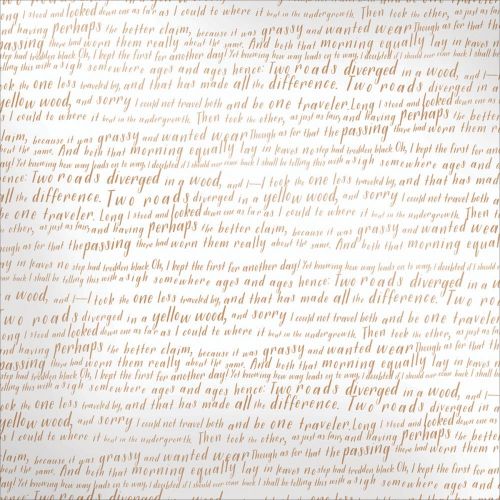 We R Memory Keepers - Sheer Metallic Vellum 12"X12" - Copper Sentiment