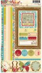 Websters Pages - Garden Gala Collection - Cardstock Stickers - Image and Phrase