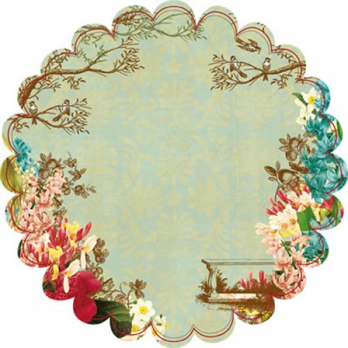 Websters Pages - Your Life - Beautiful - Garden Gala - Die Cut