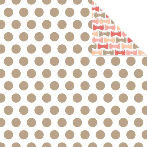 Teresa Collins Designs - You Are My Happy - 12x12" Paper With Foil Accents - Dots