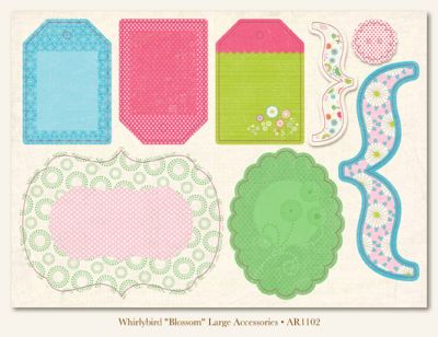 My Minds Eye - Abbey Road - Blossom Large Accessories Sheet