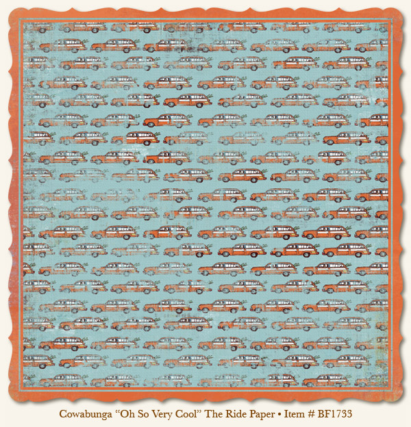 My Minds Eye - Breaking Free - Cowabunga - "Oh So Very Cool" The Ride Paper (die cut)