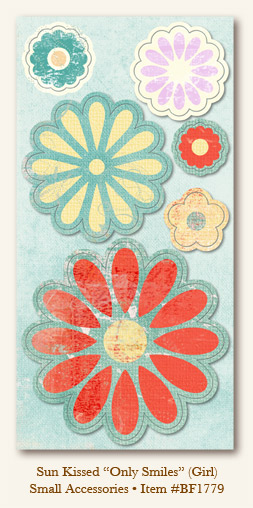 My Minds Eye - Breaking Free - Sun Kissed - "Only Smiles" (Girl) Small Accessories
