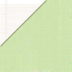 My Little Yellow Bicycle - Baby Safari - Girl - Paper - Geometric Green/Girl Ledger
