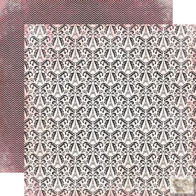 Carta Bella - Paris Girl - Eiffel Tower Damask