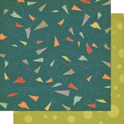 Cosmo Cricket - The Boyfriend - STUDY HALL - Patterned Paper